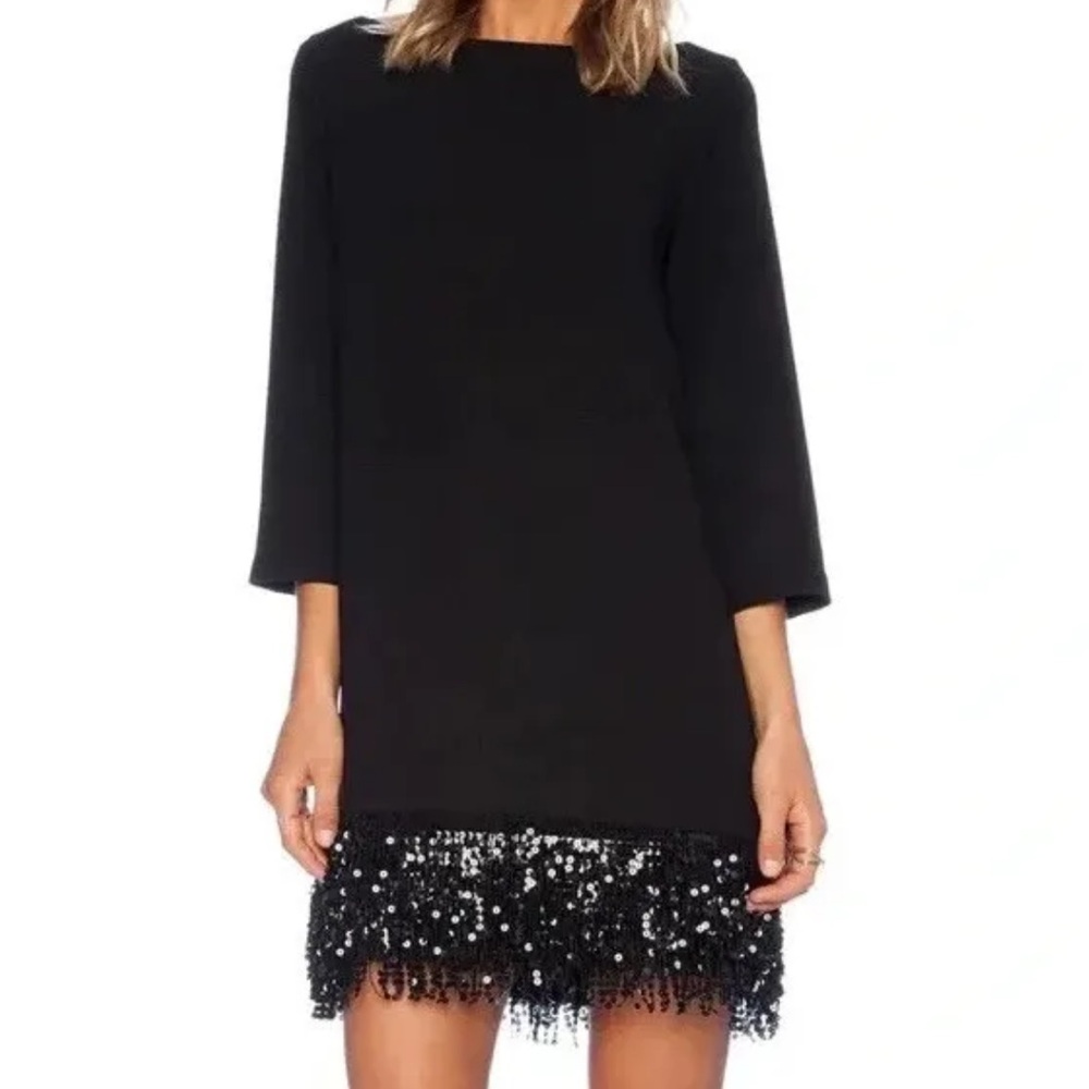 [SOLD] Kate Spade sequined fringe dress